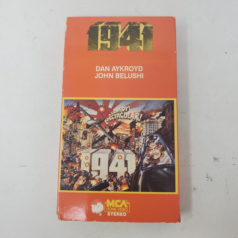 1941 VHS Movie Steven Spielberg Dan Aykroyd John Belushi MCA Home Video